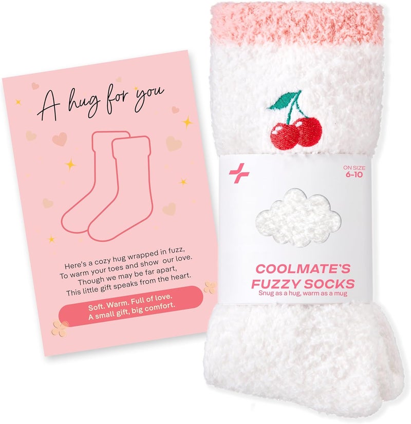 CoolMate Store GLOBAL Fuzzy Socks for Women Valetines Gift Box, Cozy, Soft, Stocking Stuffers, Comfy Cloud-Like Socks for Spa,Home - Image 1